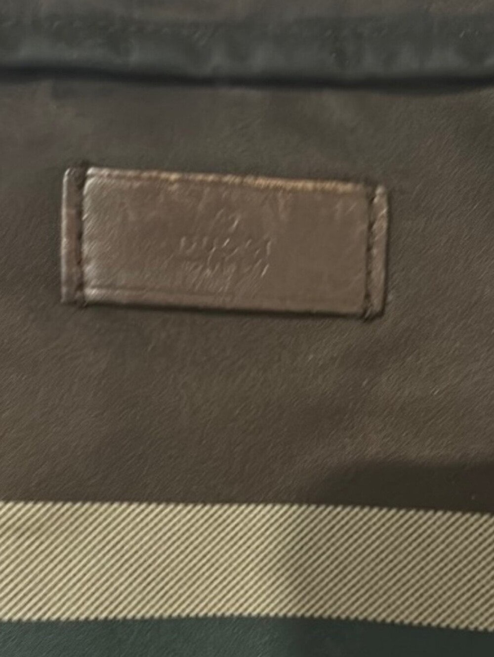 LAST CHANCE-Authentic Gucci Diamante Brown Crossbody Web Nylon Messenger Bag - Picture 2 of 16